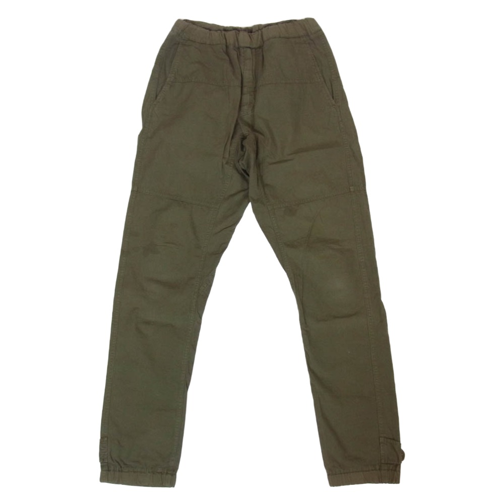 JIL SANDER ジルサンダー JSMH310616 イタリア製 裾肋材 生やさしい カーゴパンツ カーキ系 48 メンズ【古着】【中古】