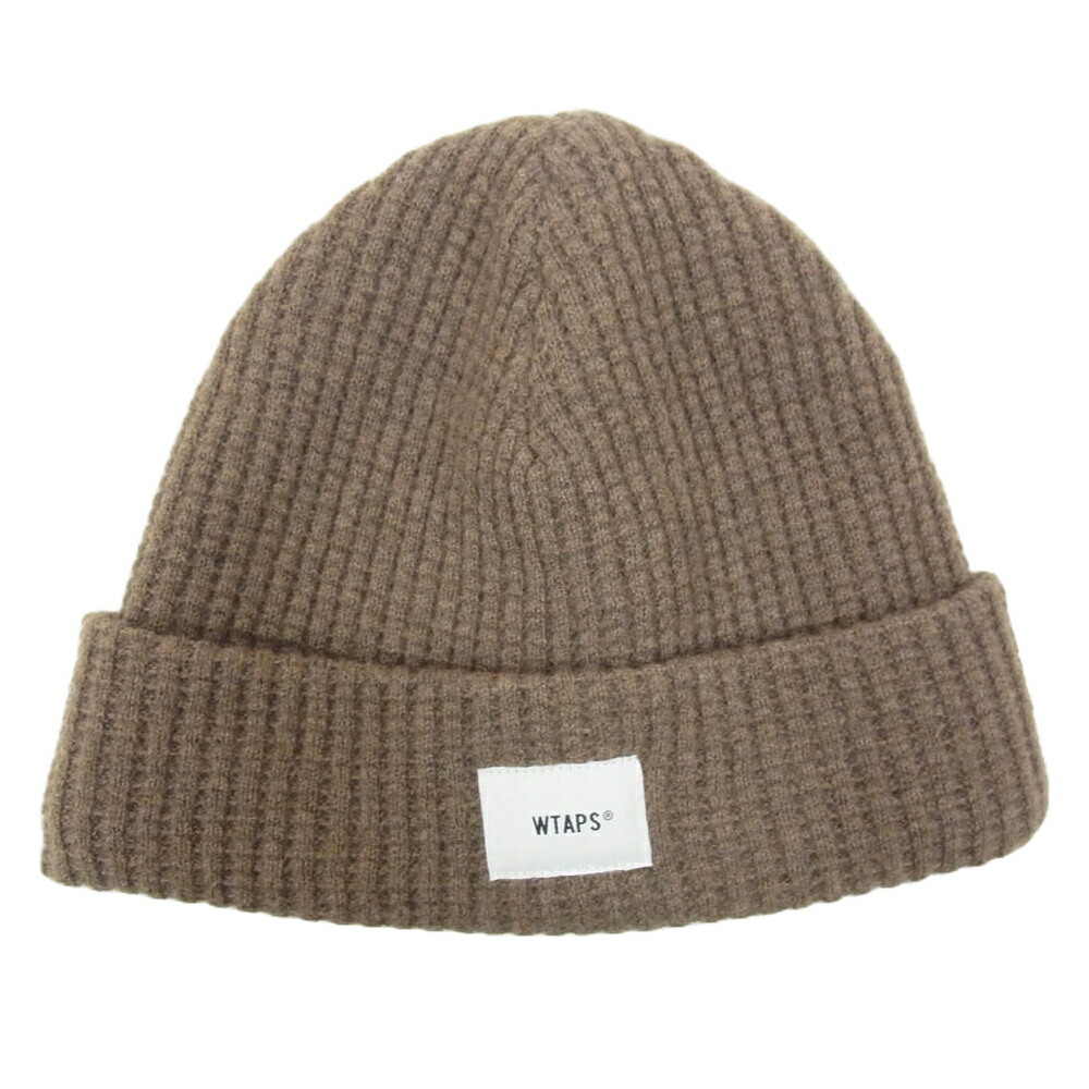 WTAPS/ブラックニットキャップ/221MADT-HT0 WTAPS ダブルタップス 22SS BEANIE 02/BEANIE/COPO.COOLMAX