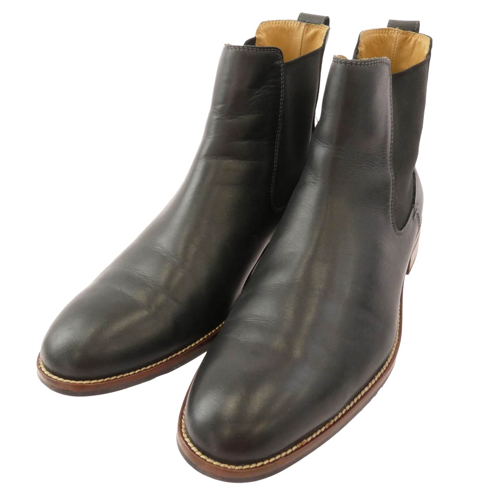 COLE HAAN 電話を掛けるハーン C13106 LENOX HILL.CHELSEA サイドゴアブーツ 遊撃手 ブーツ 黒いこと系 8  メンズ【中古】