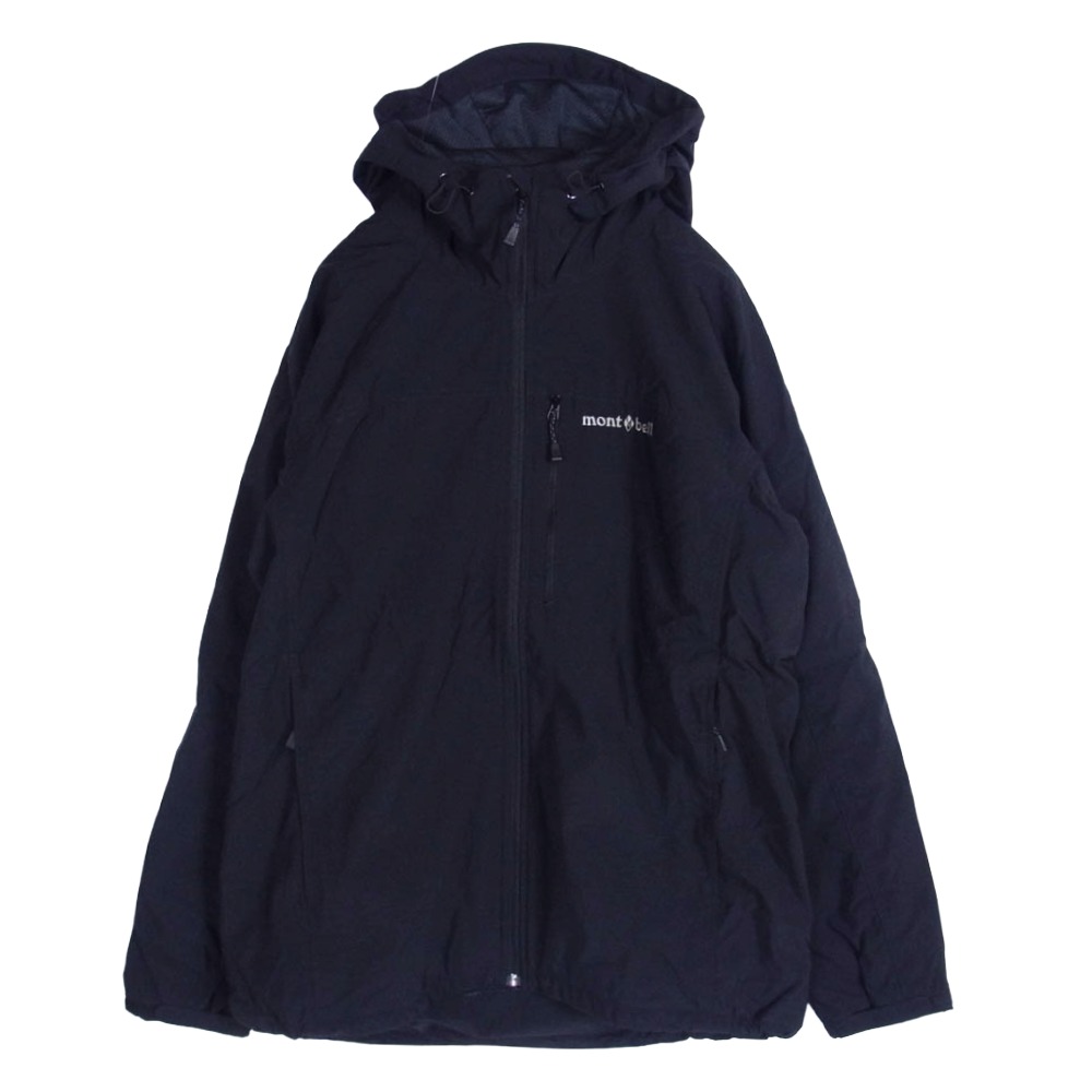 mont-bell モン呼びりん 1106744 O.D.ライニングパーカ  フルジップ フーデッド 山岳上衣 黒いこと系 S  メンズ【古着】【中古】