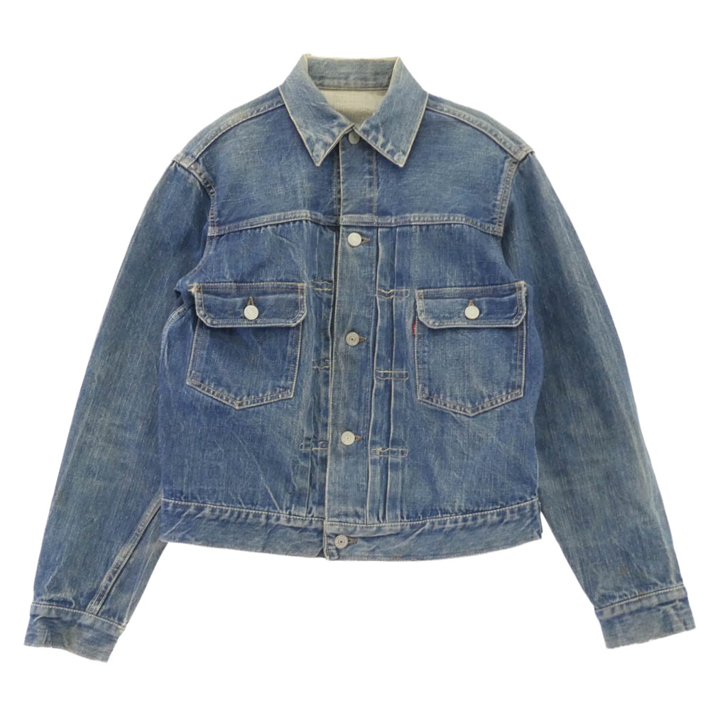 【～6/15継続期間押さえる値下】 Levi\u0027s リーヴァイズジーンズ VINTAGE ヴィンテージ 50s 60s 二つ目 2nd 507XX BIGE ビックＥ片面溜め桶 名取り草裏目じるし17 ジーンズ 上衣 インディゴブルー系  メンズ【古着】【中古】