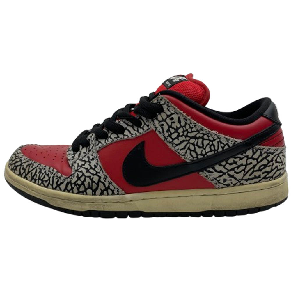 Supreme シュプリーム 12SS 313170-600 × NIKE ナイキ SB Dunk Low Red Cement フェイクバスターズ 鑑定済 ダンク ロー レッド セメント ローカットスニーカー 28cm メンズ【中古】 58,067円