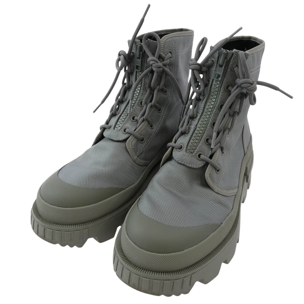 MONCLER モンク軌跡 23SS x HYKE DESERTYX ANKLE BOOTS 山歩き デザーティクス アンクル 薄墨色系 42  メンズ【中古】 ワーク-靴