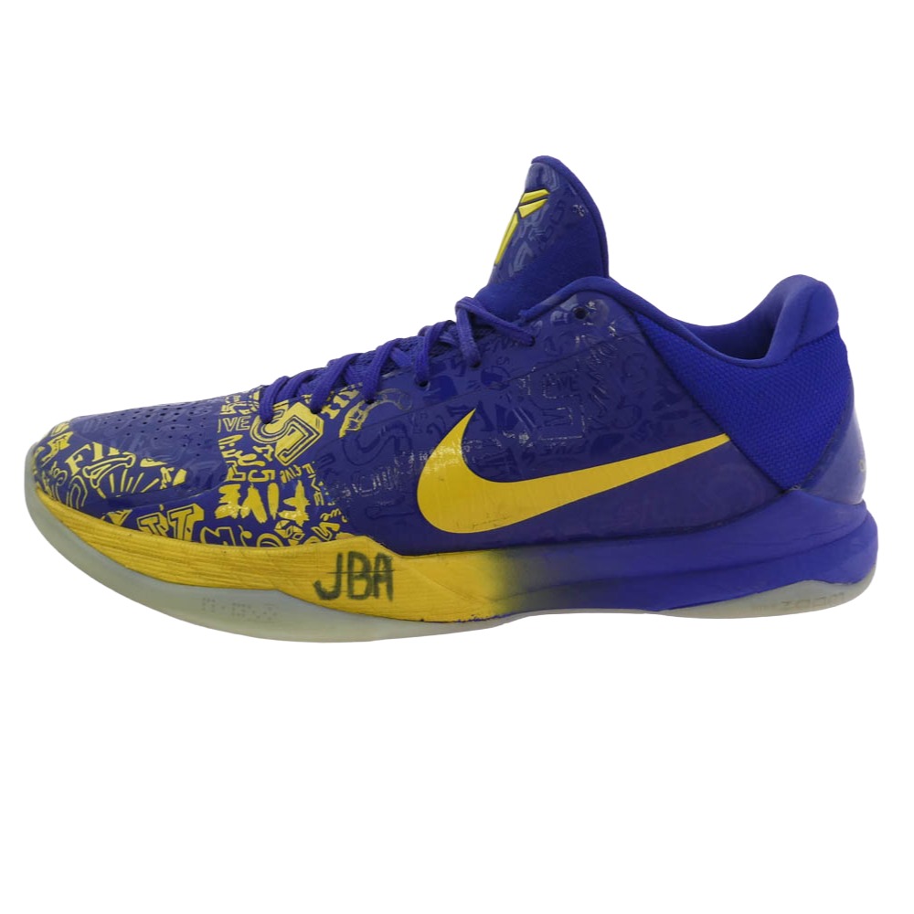 NIKE ナイキ CD4991-400 Kobe 5 Protro 5 Rings コービー5 労働者階級トロ スニーカー パープル系 黄色系 32珊  メンズ【中古】