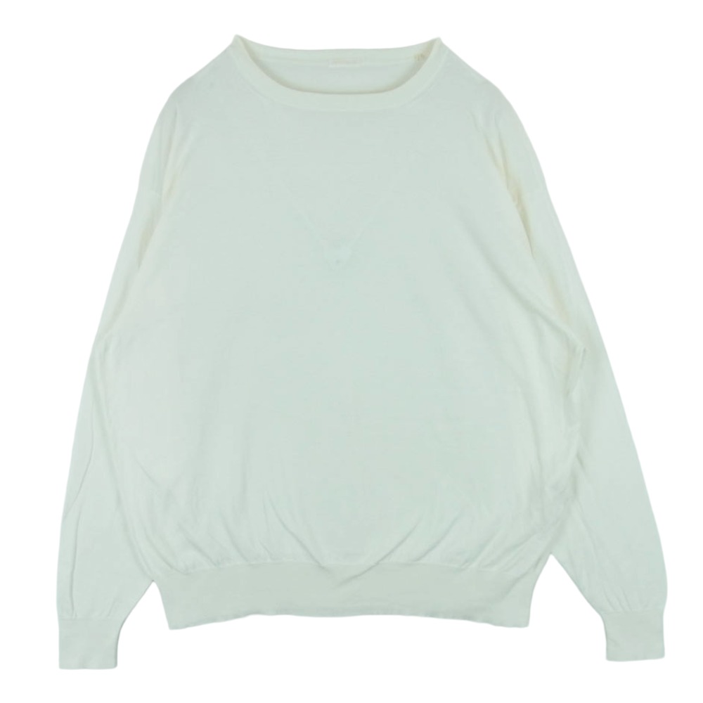 楽天市場】COMOLI コモリ 22SS コットンガンジーニット アイボリー F