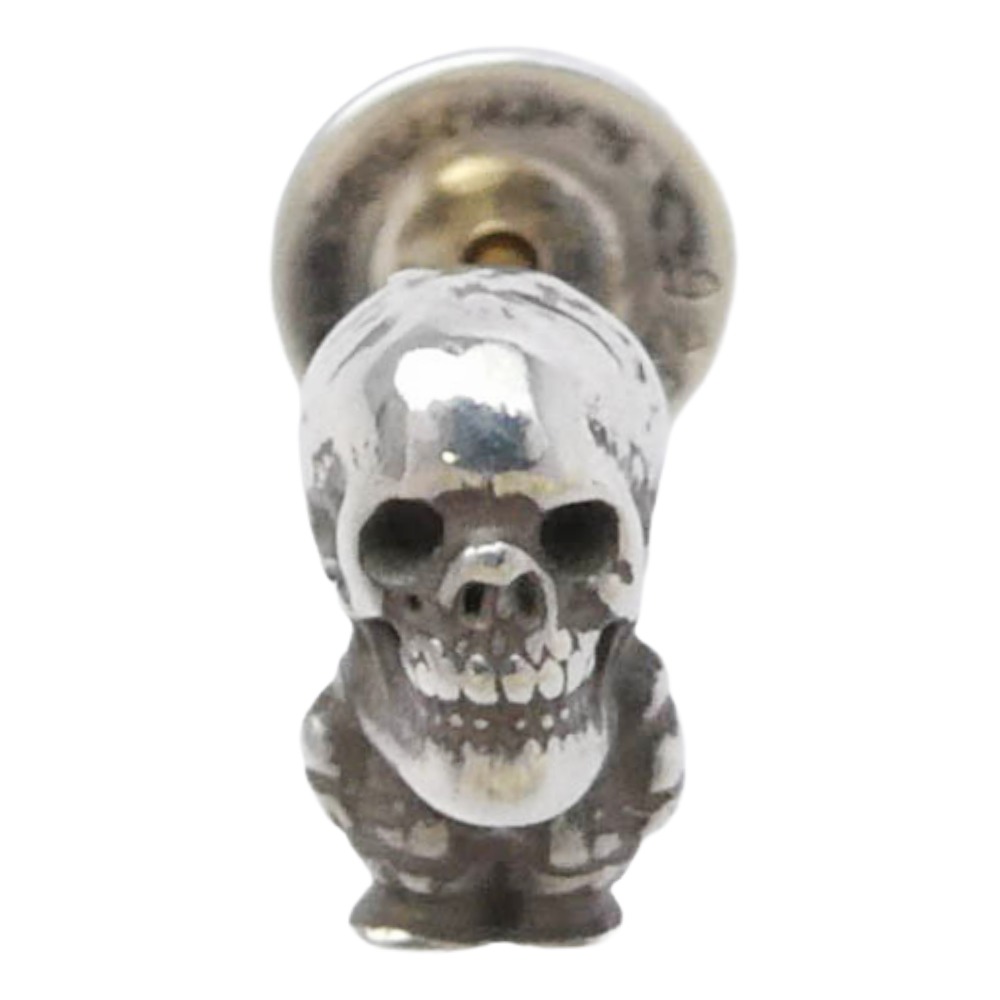 CHROME HEARTS クロムハーツ（正本無） エクセルワールド買いもとめる基礎づける書属する FT STUD DELFINO TINY フォティデルフィーノ スタッド ピアス しろがね色系  メンズ【中古】