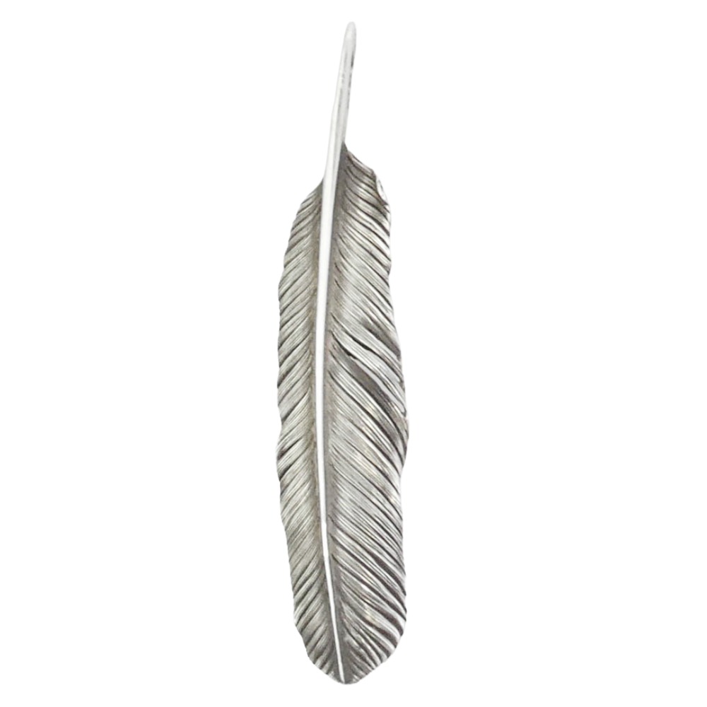 ホゾ Hozho フェザー ペンダントトップ シルバー系 メンズ【中古】