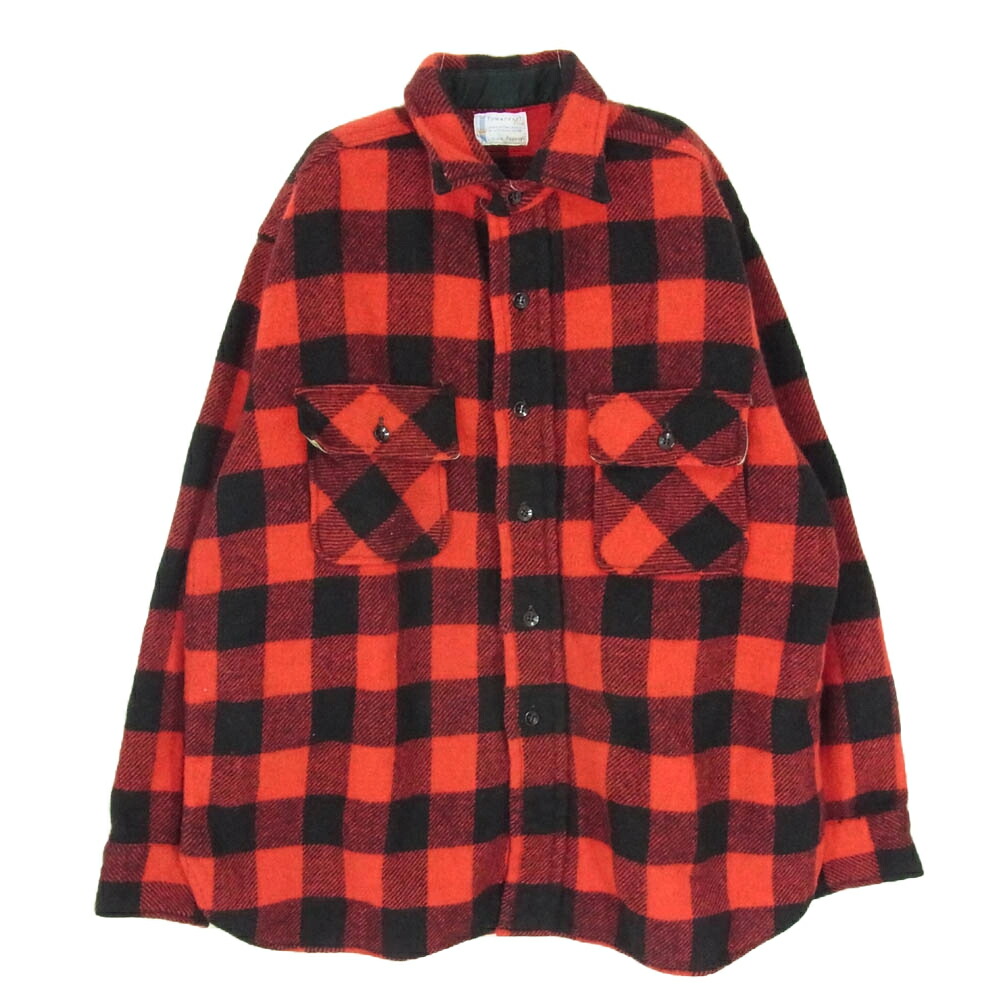 た*ん様 60s PENNY'S TOWNCRAFT ヴィンテージ チェックシャ 60s Penneys TOWNCRAFT Shadow Plaid Rayon Box Shirt (L