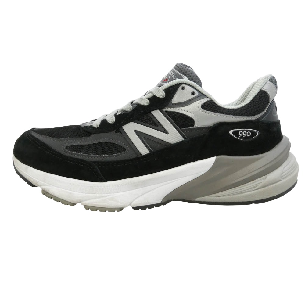 NEW BALANCE ニュー平衡にする M990BK6 黒いこと系 薄墨色系 25.5糎 メンズ【中古】