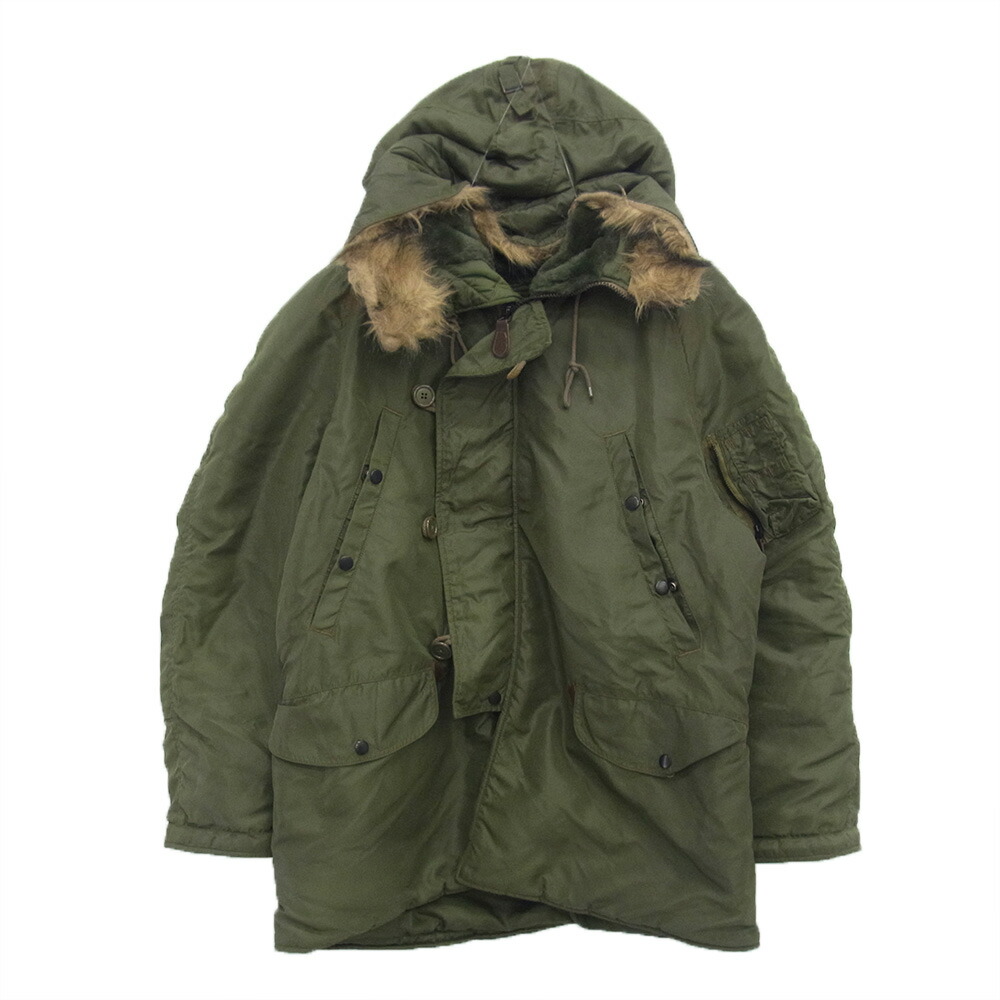 楽天市場】バズリクソンズ M13794 中綿 N-3B M カーキグリーン Buzz