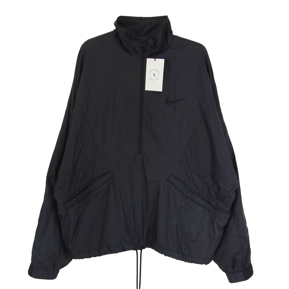 NIKE ナイキ 18AW AR0643-010 FEAR OF GOD M NRG Ti LS HZ JKT フィアオブゴッド ハーフジップ ティーシャツ 上衣 黒いこと系 M 【美品】 メンズ【古着】【中古】