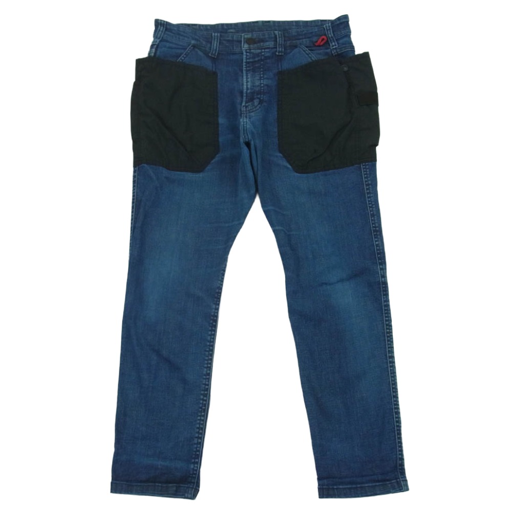 NANGA ナンガ HK-S103 LOW CLOTCH SKINNY ロークロッチ スキニー デニム パンツ 中国製 インディゴブルー系 M メンズ【古着】【中古】