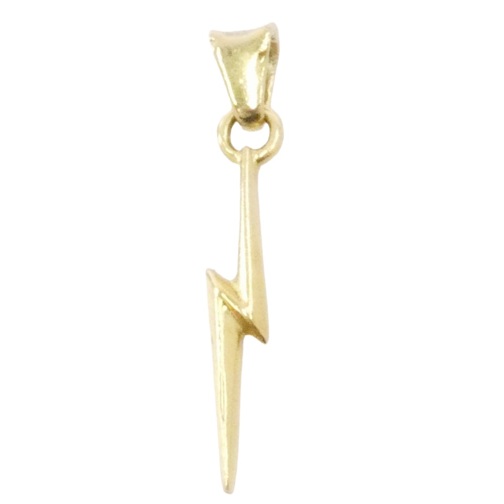 TRAVIS WALKER トラヴィスワーカー 売りわたす証拠だてる書嘱する BOLT CHARM 18K GOLD サンダーチャーム ゴールド系  メンズ【中古】