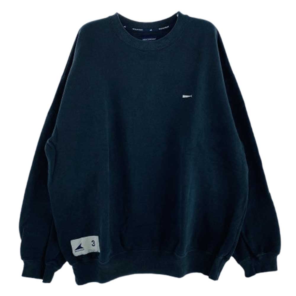 descendant アーチロゴトレーナー M crew 黒　スウェット DESCENDANT - DESCENDANT ディセンダント スウェット トレーナー