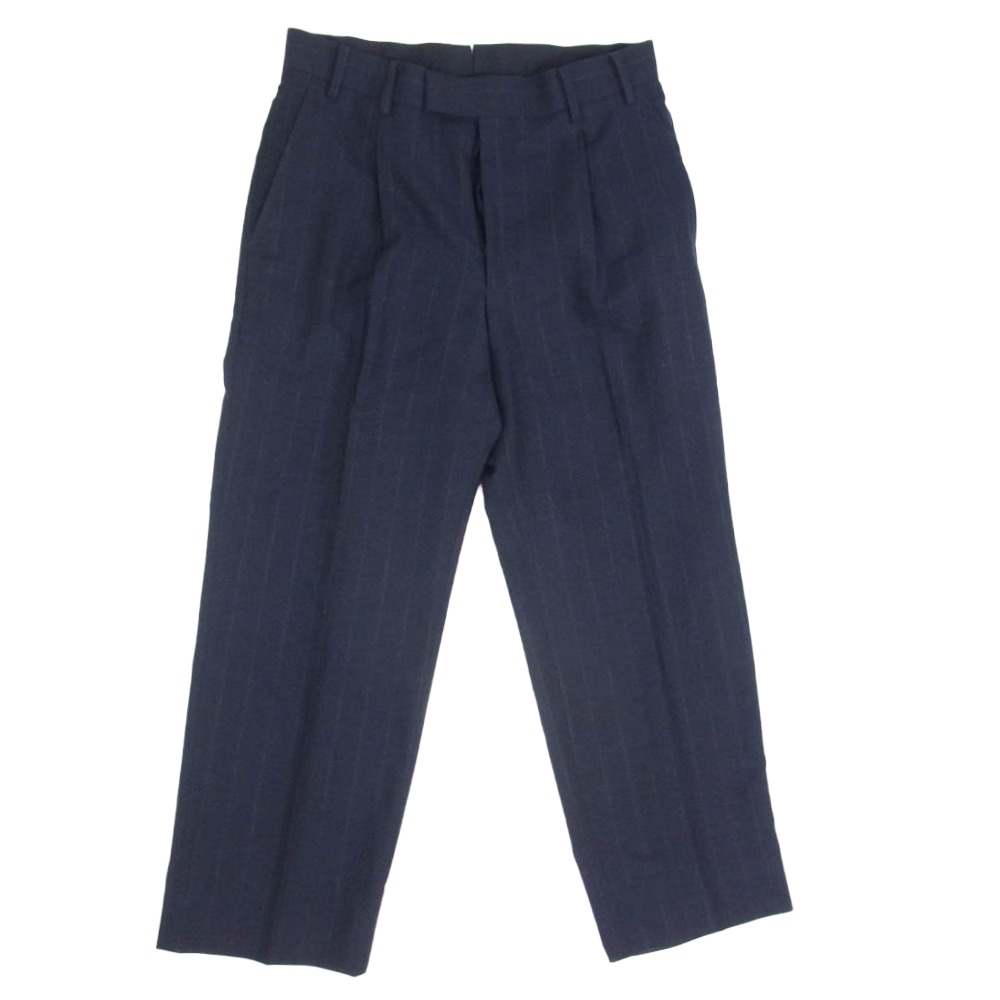マーティーアンドサンズ maatee&sons MT2103-0220A SET UP TROUSER セット アップ トラウザー パンツ ネイビー系 3 メンズ【古着】【中古】