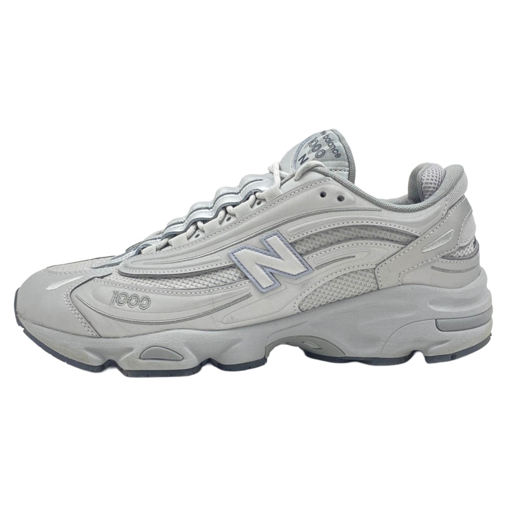 NEW BALANCE ニュー平衡にする M1000TE 1000 Grey Reflective 薄墨色 リフレクティブ 置き目撥ねのける スニーカー 薄墨色系 29珊  メンズ【中古】