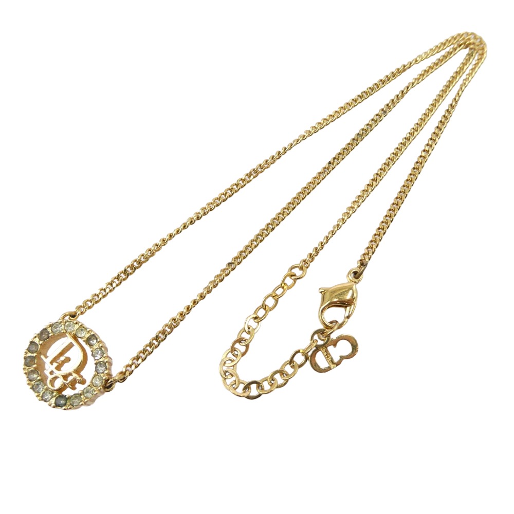 楽天市場】Christian Dior□ CDロゴ ネックレス ネックレス ゴールド