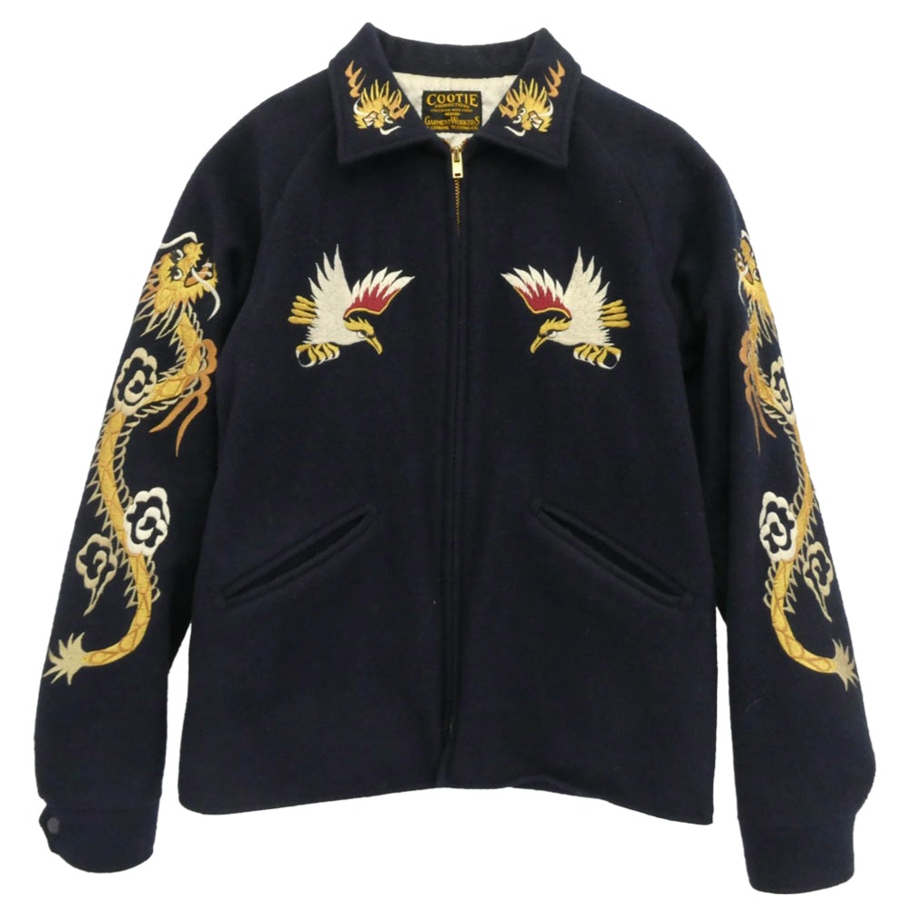 楽天市場】COOTIE(クーティー) ロゴ刺繍 ワークジャケット スイング