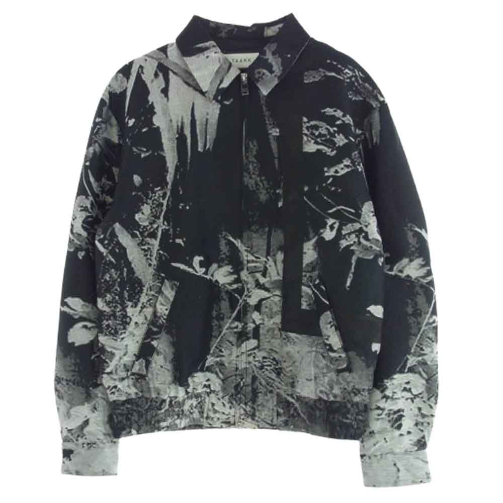 ターク TAAKK 20AW TA20AW-BL002 JUNGLE JACQUARD 総柄 ジャケット ブラック系 1  メンズ【古着】【中古】