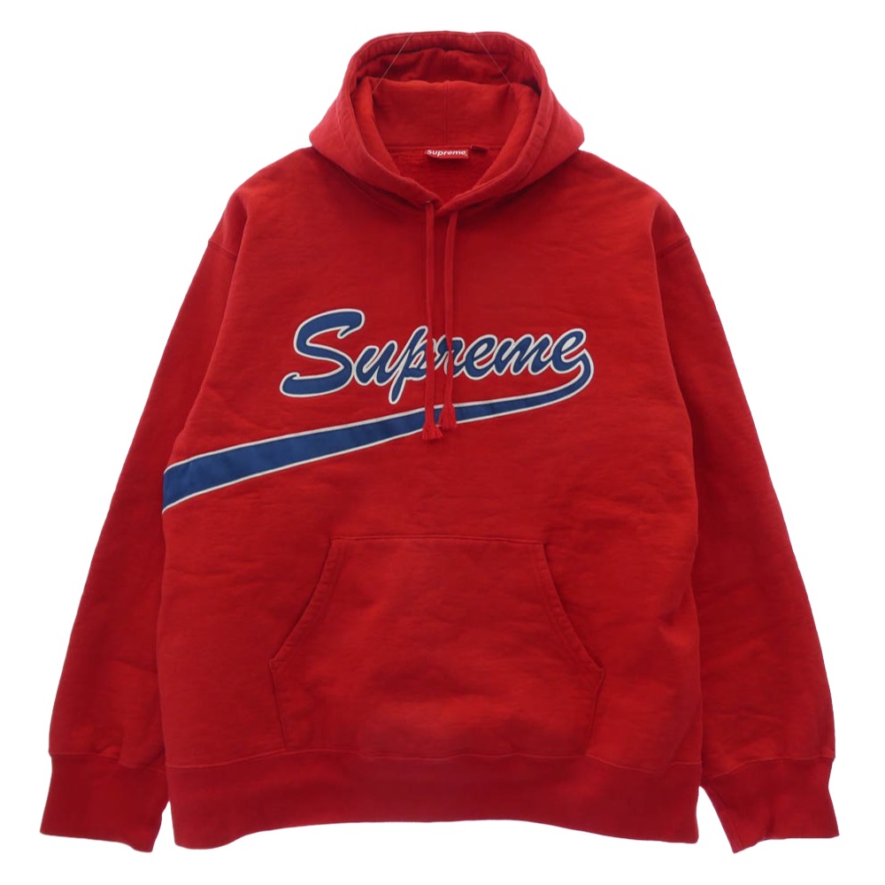 Supreme シュプリーム 21AW Tail Hooded Sweatshirt テール フーデッド スウェットシャツ フーディー パーカー レッド系 XL メンズ【古着】【中古】