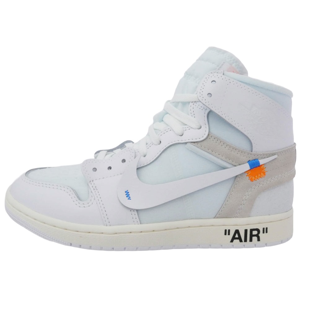 NIKE 26SS AA3834-100×Virgil Abloh Archive【フェイクバスターズ位置づける済】V.A.A Air Jordan 1 Retro High OG Alaska【新古品】【未当て嵌める】