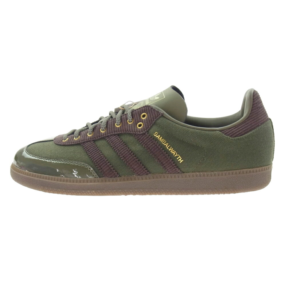 adidas アディダス ID3263 SAMBA OG ALWAYTH サンバ OG オ－ルウェイズ スニーカー カーキ系 30cm 【新古品】【未使用】 メンズ【中古】