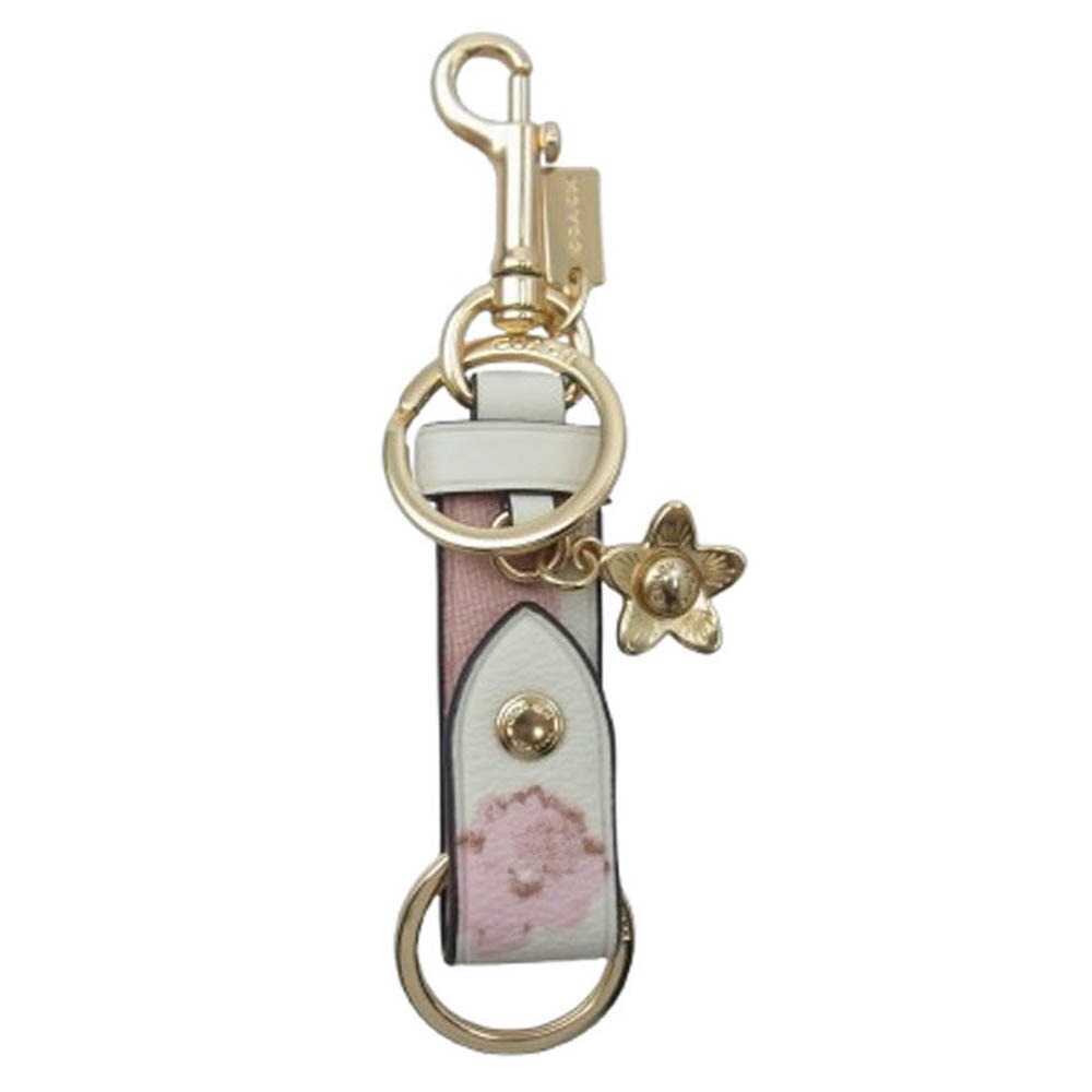 【新品・未使用】　COACH コーチ　チャーム　キーホルダー　フラワー　ローズ 楽天市場】コーチ エッセンシャル ティー ローズ バッグ チャーム