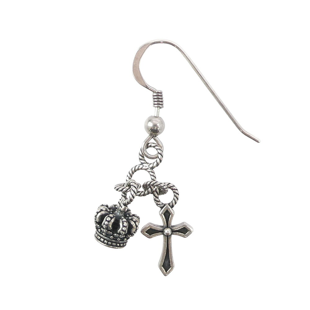 楽天市場】【中古】Justin Davis / PETITE CROWN K18 ピアス GEJ255