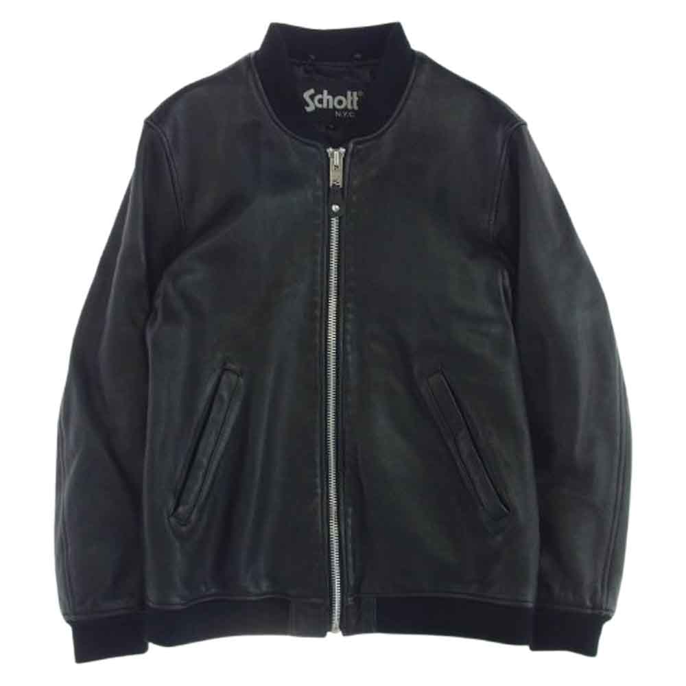 Schott MA-1 本革 127 レザージャケット フライトジャケット 40 Schott MA-1 本革 127 レザージャケット フライトジャケット 40