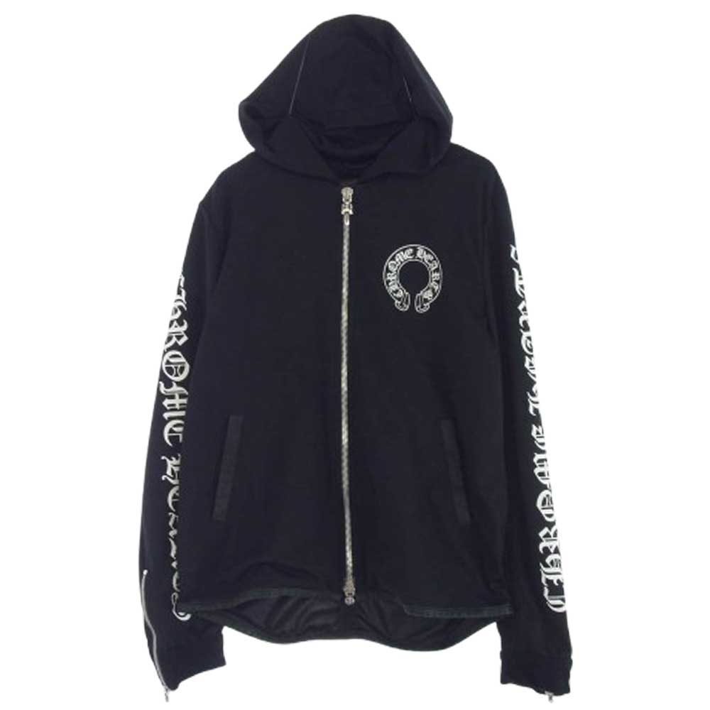 CHROME HEARTS メッシュジャージ ブラック 1L13 CHROME HEARTS クロムハーツ メッシュジャージパーカー
