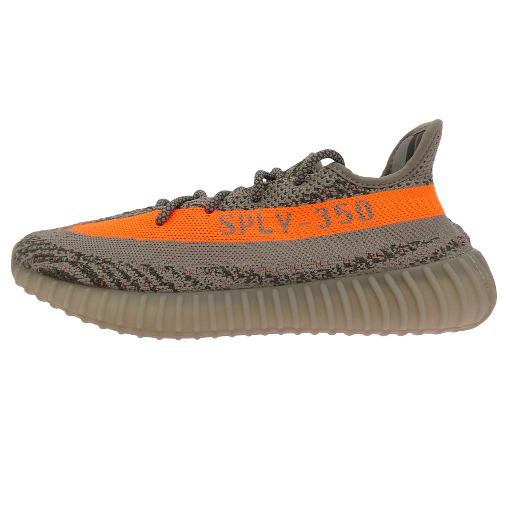 YEEZY BOOST イージーブースト GW1229 フェイクバスターズ鑑定済 350 V2 Beluga Reflective ベルーガ リフレクティブ スニーカー グレー系 オレンジ系 27cm 【極上美品】 メンズ【中古】|ブランド古着 ライフ店