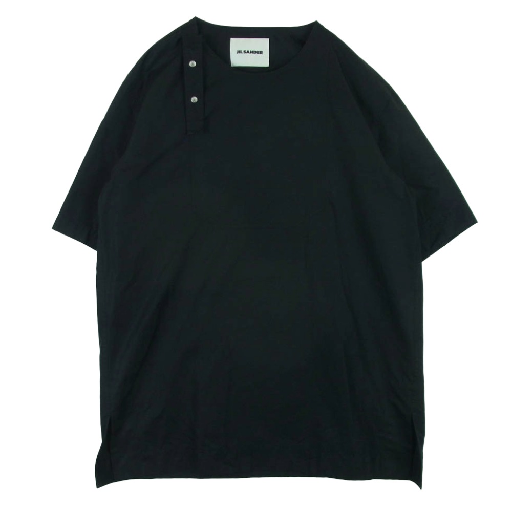 JIL SANDER ジルサンダー 20SS JSMS420731MS244200B11 Short Sleeve T-Shirt 遊撃手衣袂 ティーシャツ 半袖 ティーシャツ 黒いこと系 001 46  レディース【古着】【中古】