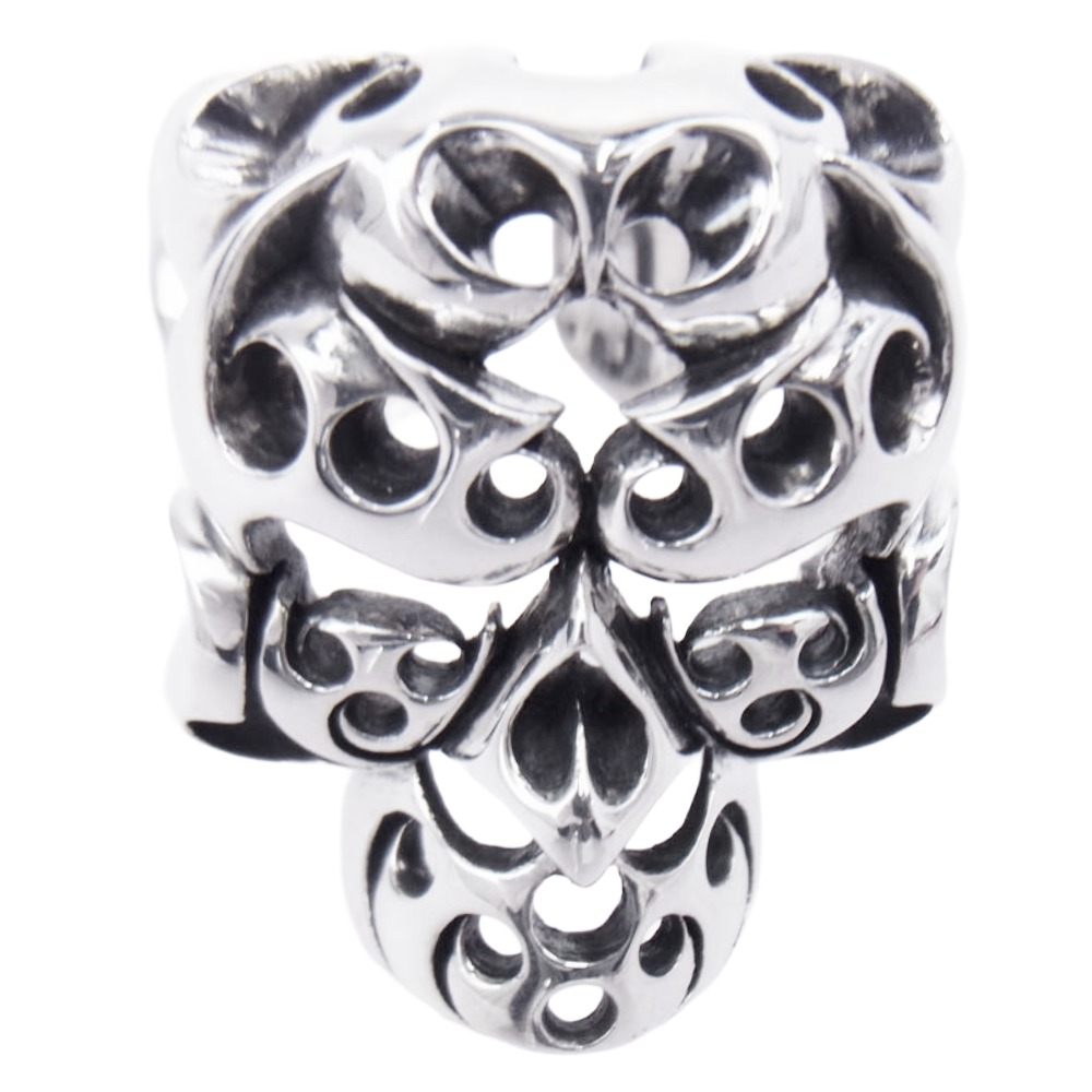 楽天市場】TENDERLOIN テンダーロイン SKULL RING SILVER ボルネオ