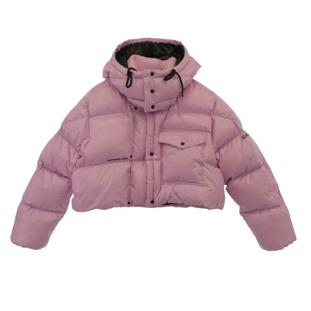 MONCLER モンクレール 22AW × FRAGMENT DESIGN フラグメントデザイン IRVINIE ショート ダウン ジャケット ピンク系 3 【美品】 レディース【古着】【中古】