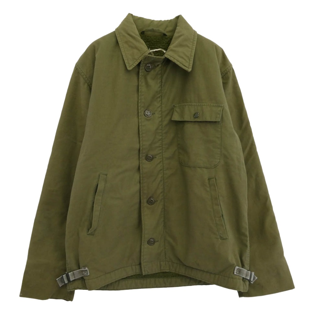 ヴィンテージ VINTAGE 米軍 A-2 甲板 上衣 カーキ系 大きさ書きあらわすなし  メンズ【古着】【中古】