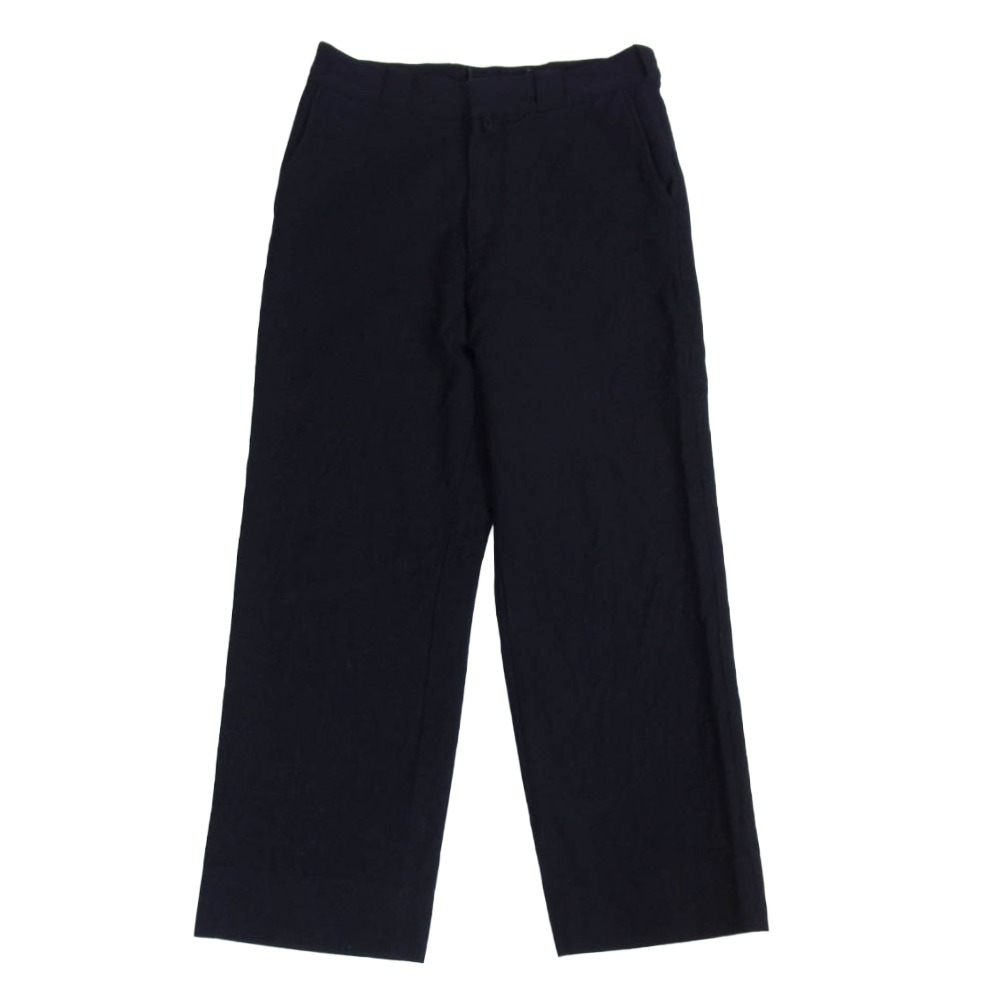 COMOLI コモリ 24AW A03-03023 ウールサージパンツ ブラック系 2 メンズ【古着】【中古】｜ブランド古着 ライフ店