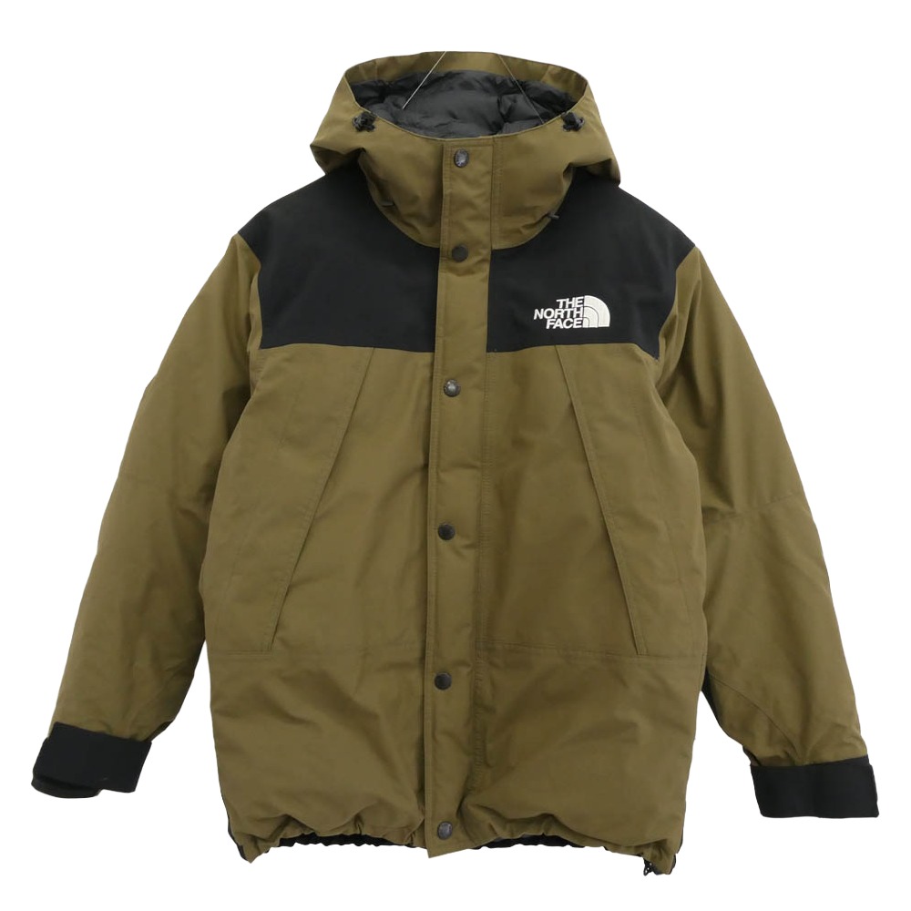 THE NORTH FACE ノースフェイス ND91837 MOUNTAIN DOWN JACKET マウンテン ダウン ジャケット カーキ系 M メンズ【古着】【中古】