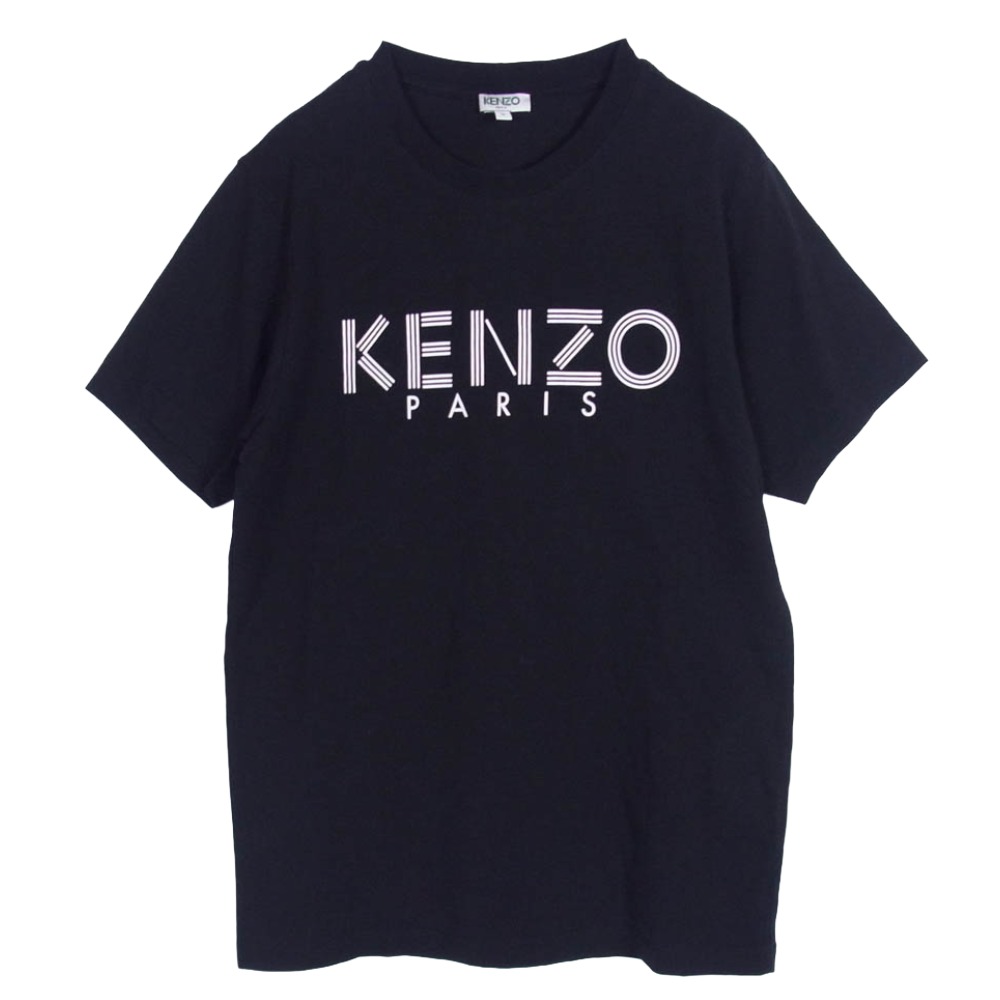 KENZO ケンゾー F765TS0924SG Classic Logo T-shirt クラシック ロゴ 半袖 Tシャツ ブラック ブラック系 S メンズ【古着】【中古】