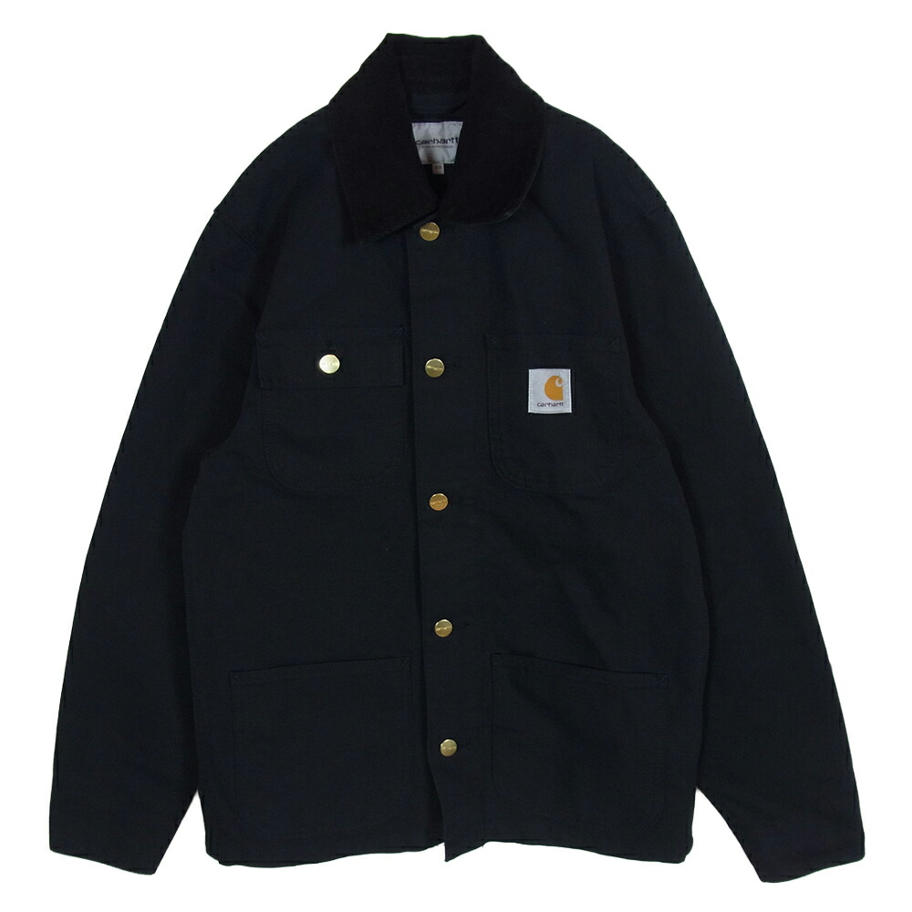 Carhartt カーハート Michigan coat black rinsed ミシガン コート ブラック リンスド ジャケット ブラック系 XS メンズ【古着】【中古】 17,892円