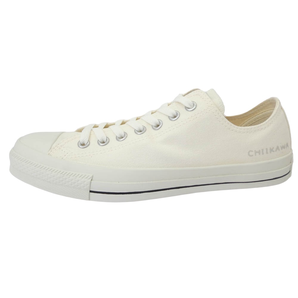 CONVERSE コンバース 1SE427 × ちいかわ ALL STAR MC OX CHIIKAWA オールスター スニーカー 象牙色系 27.5糎 【新古品】【未当て嵌める】 メンズ【中古】