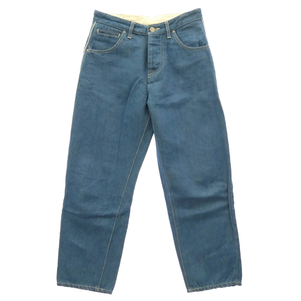 mina perhonen ミナペルホネン oa4175 always オールウェイズ ジーンズズボン下 青碧系 36  レディース【古着】【中古】