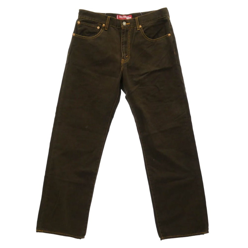 JUNYA WATANABE COMME des GARCONS MAN ジュンヤワタナベコムデギャルソンマン 03AW WK-P002 x Levi's リーバイス AD2003 ジーンズ デニムパンツ ブラウン系 S メンズ【古着】【中古】|ブランド古着 ライフ店