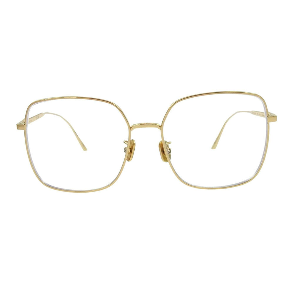 Christian Dior クリスチャンディオール TF07021082 度入りレンズ GEMDIORO SU A000 眼鏡 メガネ アイウェア レディース【中古】