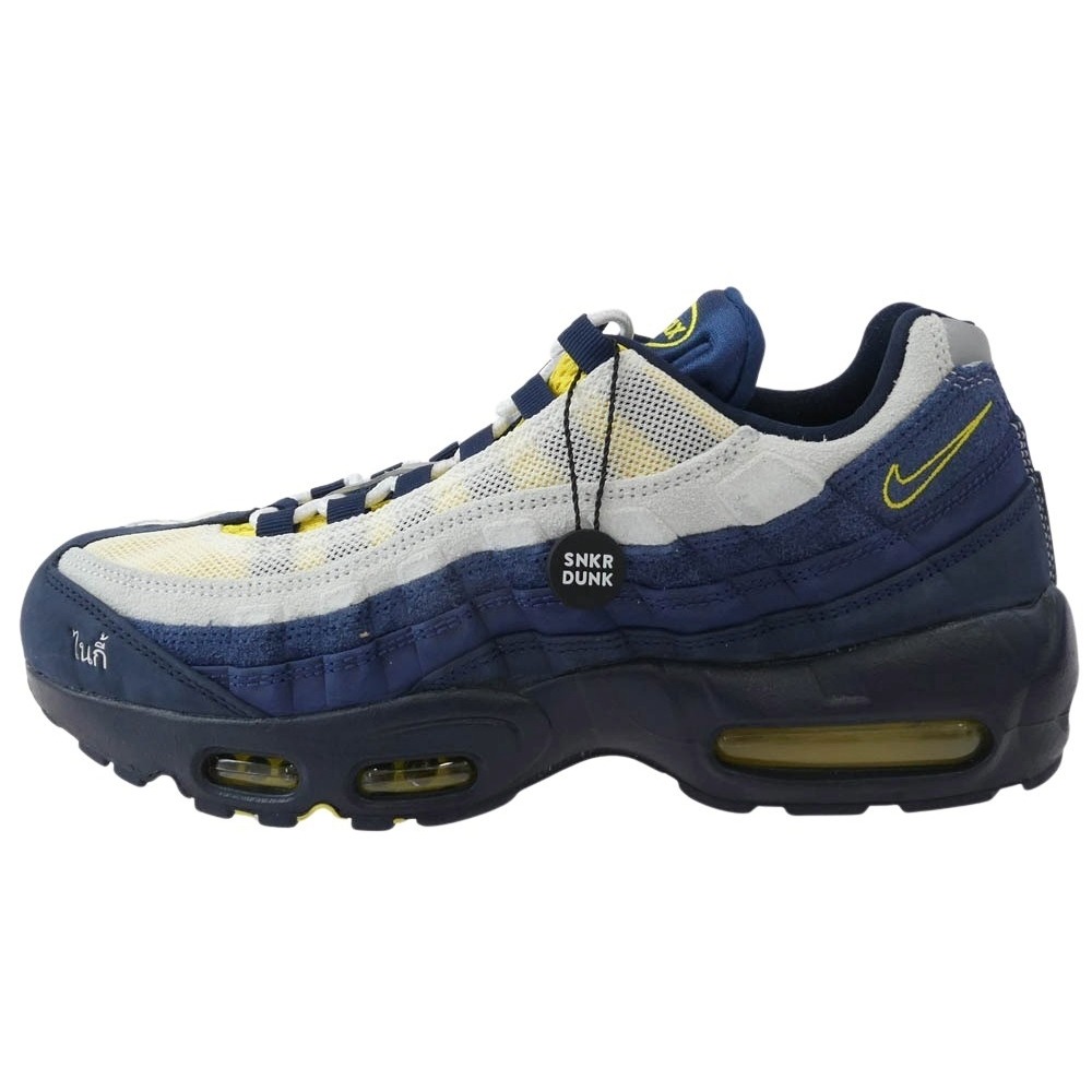 NIKE ナイキ HQ8492-400 【フェイクバスターズ位置づける済】 × Eric Koston エリック・コス米トン SB Air Max 95 Obsidian and Speed Yellow エア湖マックス95 オブシディアン アンド 素早さ黄色 スニーカー 米国海軍系 黄色系 29珊 【御前上等美品】 メンズ【中古】