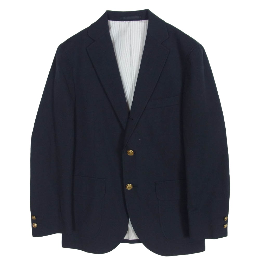 UNITED ARROWS ユナイテッドアローズ 3222-116-0113 GREEN LABEL RELAXING グリーン レーベル リラクシング 段返り 2B 紺ブレザー ジャケット ネイビー系 S メンズ【古着】【中古】