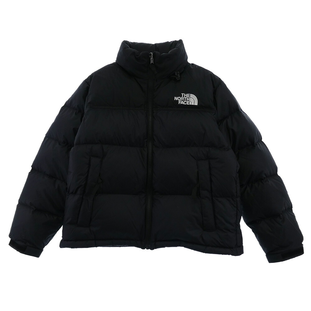 THE NORTH FACE ノースフェイス NDW92555 SHORT NUPTSE JACKET ショート ヌプシ ダウン ジャケット ブラック系 M メンズ【古着】【中古】