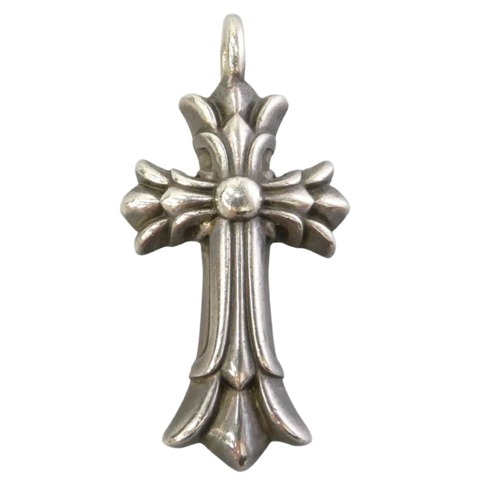 CHROME HEARTS クロムハーツ(原本有) DBL CH CRS ダブル CH クロス チャーム ペンダントトップ シルバー系 メンズ【中古】|ブランド古着 ライフ店
