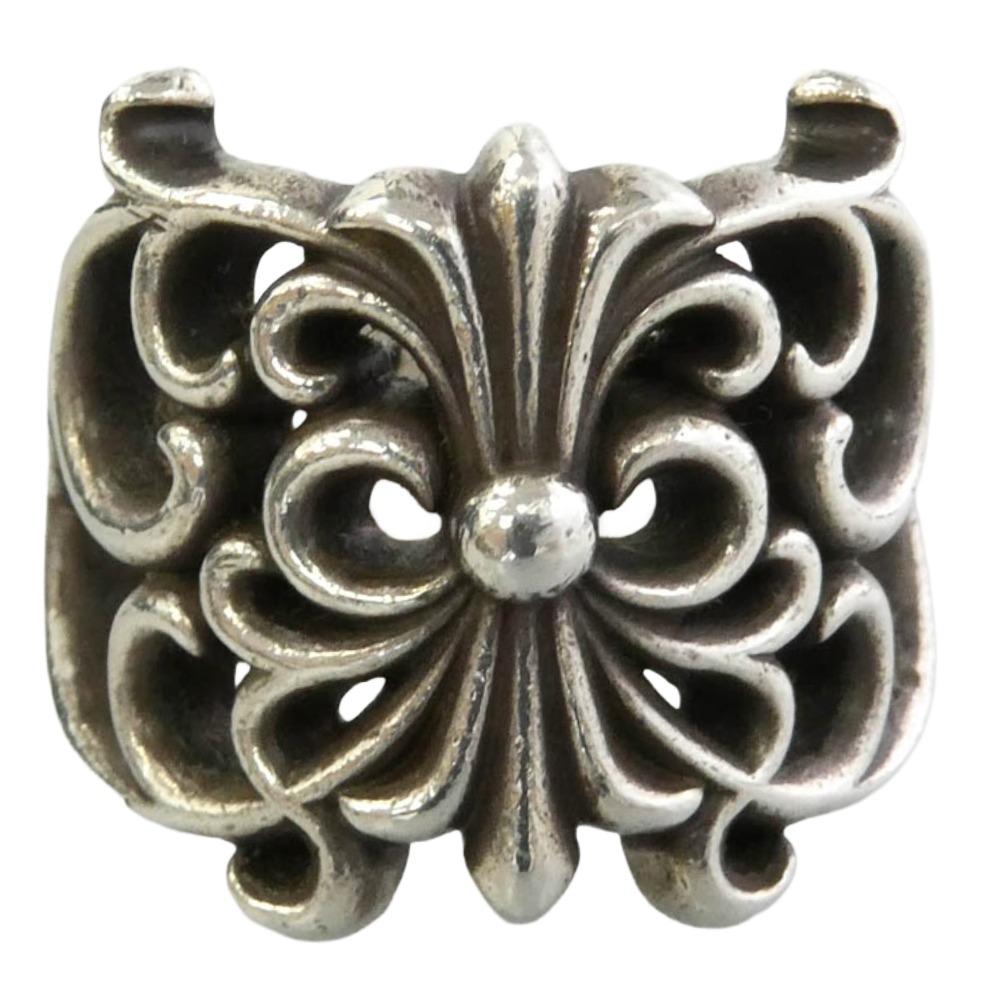 CHROME HEARTS クロムハーツ（藍本無） RNG WRAP 夢見鳥 さあ美 輪っか しろがね色系 約16号 メンズ【中古】