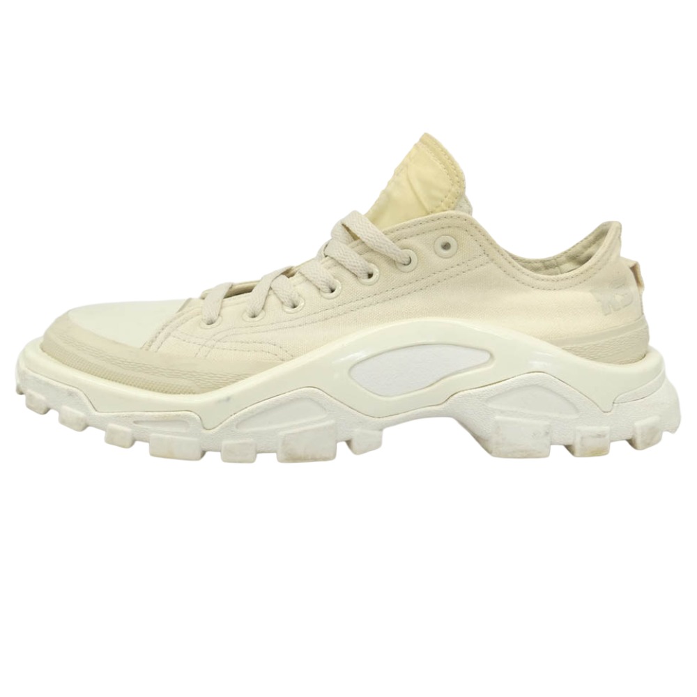 RAF SIMONS ラフシモンズ adidas アディダス B22527 &times; adidas アディダス RS DETROIT RUNNER デトロイトランナー ローカットスニーカー オフホワイト系 26cm メンズ【中古】｜ブランド古着 ライフ店