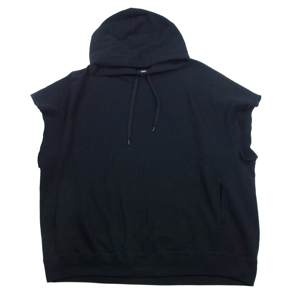 MINEDENIM マインデニム 2308-6003-99-F2 Cutoff Sleeve Big Hoodie カットオフ ノースリーブ ビッグ フーディー パーカー ブラック系 F メンズ【古着】【中古】|ブランド古着 ライフ店